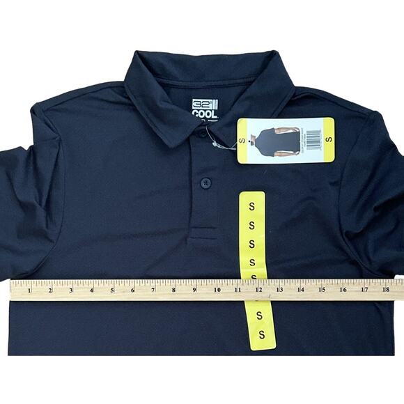 NWT 32 Degrees Lightweight Blue Polo Shirt Small - Picture 5 of 7